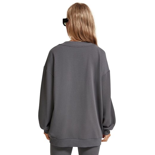 Scotch &amp; Soda Bluza w kolorze antracytowym ze sklepu Limango Polska w kategorii Bluzy damskie - zdjęcie 185906872