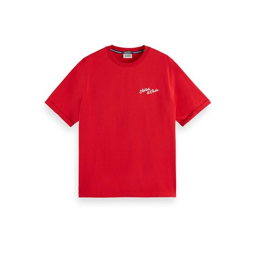 Scotch &amp; Soda Koszulka w kolorze czerwonym ze sklepu Limango Polska w kategorii Bluzki damskie - zdjęcie 185906881