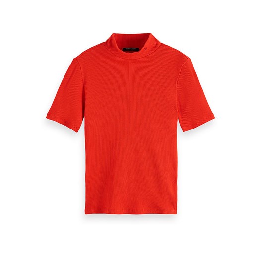 Scotch &amp; Soda Koszulka w kolorze czerwonym ze sklepu Limango Polska w kategorii Bluzki damskie - zdjęcie 185906910