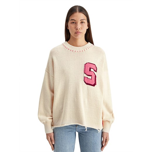 Scotch &amp; Soda Sweter w kolorze beżowym ze sklepu Limango Polska w kategorii Swetry damskie - zdjęcie 185906921