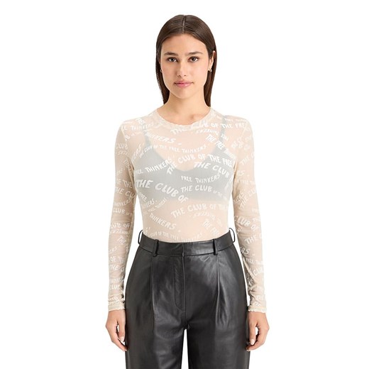 Scotch &amp; Soda Koszulka w kolorze białym ze sklepu Limango Polska w kategorii Bluzki damskie - zdjęcie 185906991