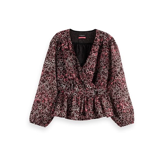 Scotch &amp; Soda Bluzka w kolorze bordowym ze sklepu Limango Polska w kategorii Bluzki damskie - zdjęcie 185907013
