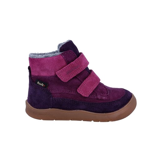 Richter Shoes Skórzane buty &quot;Samy&quot; w kolorze fioletowo-różowym do chodzenia na boso ze sklepu Limango Polska w kategorii Buciki niemowlęce - zdjęcie 185908013