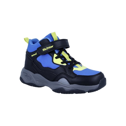 Richter Shoes Botki trekkingowe &quot;Jamie&quot; w kolorze czarno-szarym ze sklepu Limango Polska w kategorii Buty trekkingowe dziecięce - zdjęcie 185908163