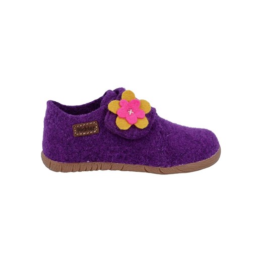 Richter Shoes Kapcie w kolorze fioletowym ze sklepu Limango Polska w kategorii Kapcie dziecięce - zdjęcie 185908241