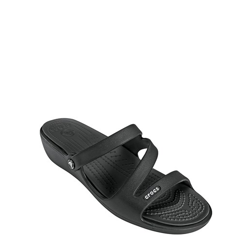 Crocs Klapki &quot;Patricia&quot; w kolorze czarnym ze sklepu Limango Polska w kategorii Klapki damskie - zdjęcie 185908470