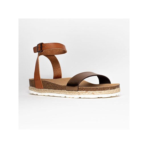 Blue Bay Sandały &quot;Wellington&quot; w kolorze jasnobrązowym ze sklepu Limango Polska w kategorii Espadryle damskie - zdjęcie 185908501