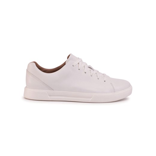Sneakersy Clarks Un Costa Lace 261401647 Biały ze sklepu eobuwie.pl w kategorii Trampki męskie - zdjęcie 185908524