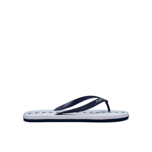 Japonki Kappa 371G1LW White - Blue Marine - Grey Lt Lead Kolorowy ze sklepu eobuwie.pl w kategorii Klapki męskie - zdjęcie 185908564