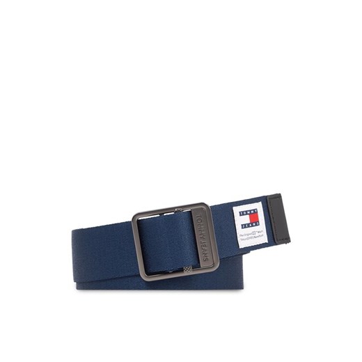 Pasek Męski Tommy Jeans Tjm Webbing 3.5 AM0AM12341 Granatowy ze sklepu eobuwie.pl w kategorii Paski męskie - zdjęcie 185908632