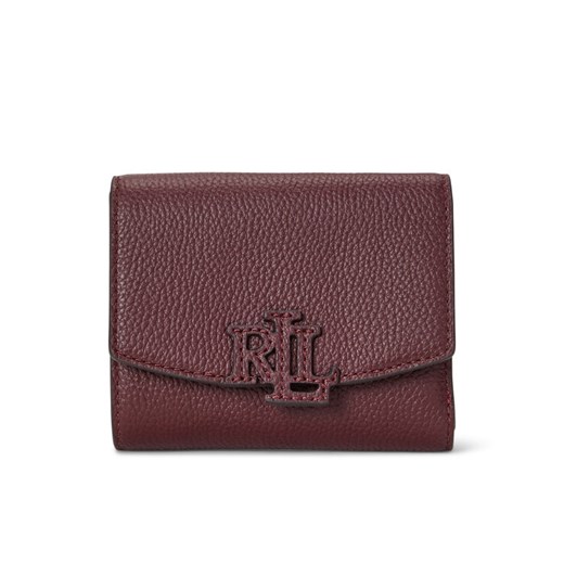 Portfel damski LAUREN RALPH LAUREN 432966782009 Bordowy ze sklepu eobuwie.pl w kategorii Portfele damskie - zdjęcie 185908740