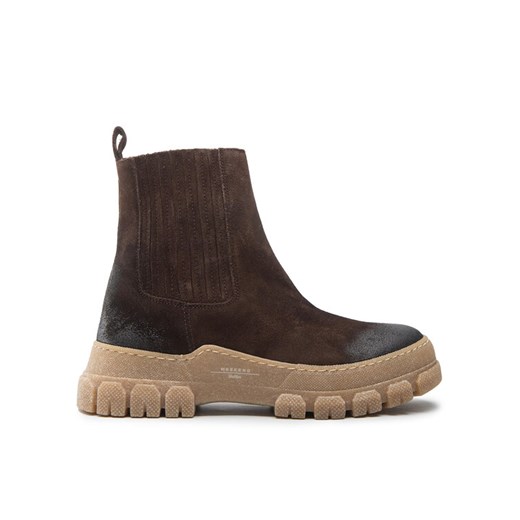 Sztyblety Weekend Max Mara Genepi 57960124600 Brązowy ze sklepu eobuwie.pl w kategorii Botki - zdjęcie 185908751