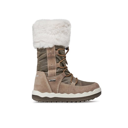 Kozaki Primigi GORE-TEX 4885111 M Brązowy ze sklepu eobuwie.pl w kategorii Buty zimowe dziecięce - zdjęcie 185908794