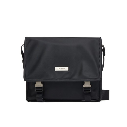 Torba Calvin Klein Sleek Small Messenger LV04D3147G Czarny ze sklepu eobuwie.pl w kategorii Torby męskie - zdjęcie 185908901