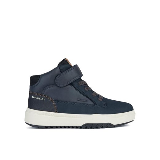 Sneakersy Geox J Bunshee Boy B Abx J16FMA 0ME32 C0045 S Granatowy ze sklepu eobuwie.pl w kategorii Buty zimowe dziecięce - zdjęcie 185908902