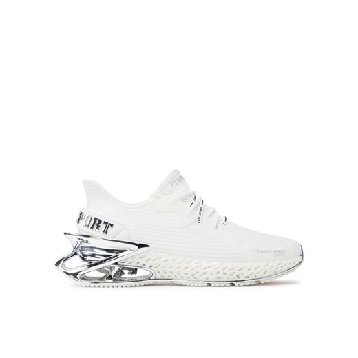 Sneakersy Plein Sport The Scratch FABS USC0335 PTE003N Biały ze sklepu eobuwie.pl w kategorii Buty sportowe męskie - zdjęcie 185909032