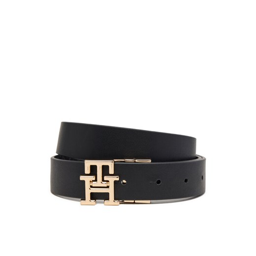 Pasek Damski Tommy Hilfiger Th Modern 3.0 Rev Mono AW0AW18019 Czarny ze sklepu eobuwie.pl w kategorii Paski damskie - zdjęcie 185909064