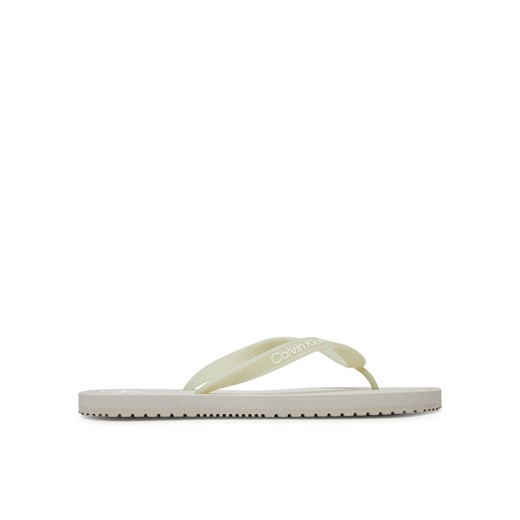 Japonki Calvin Klein Jeans Beach Sandal Transparent Tpu YM0YM01267 Szary ze sklepu eobuwie.pl w kategorii Klapki męskie - zdjęcie 185909082