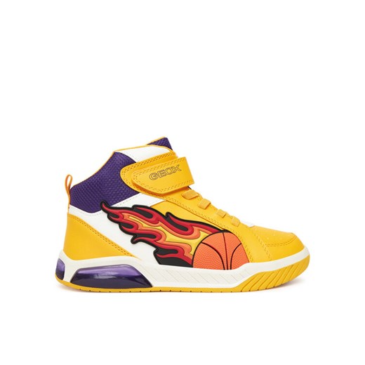 Sneakersy Geox J Inek J569CC 05411 C2295 DD Żółty ze sklepu eobuwie.pl w kategorii Buty sportowe dziecięce - zdjęcie 185909181
