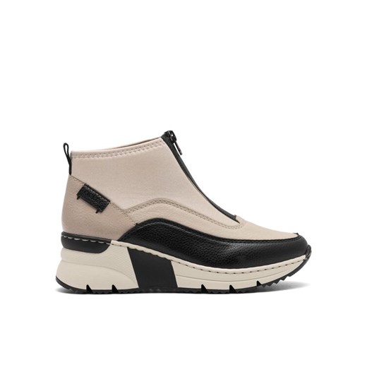 Sneakersy Rieker N6352-60 Beżowy ze sklepu eobuwie.pl w kategorii Botki - zdjęcie 185909221