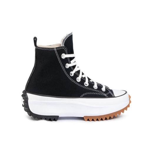 Sneakersy Converse Run Star Hike Hi 166800C Czarny ze sklepu eobuwie.pl w kategorii Buty sportowe damskie - zdjęcie 185909251