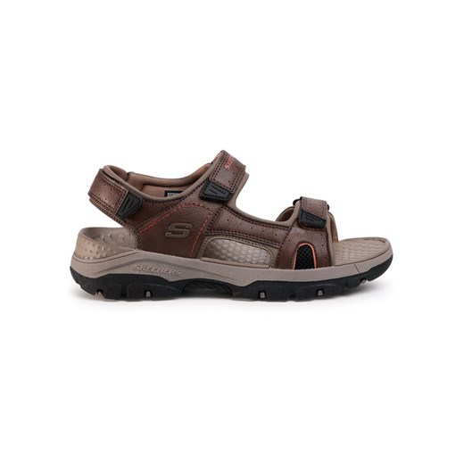 Sandały Skechers Hirano 204106/BRN Brązowy ze sklepu eobuwie.pl w kategorii Sandały męskie - zdjęcie 185909372
