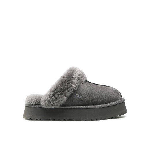 Kapcie Ugg W Disquette 1122550 Szary ze sklepu eobuwie.pl w kategorii Kapcie damskie - zdjęcie 185909400