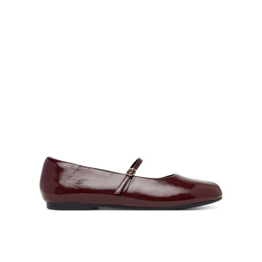 Baleriny Clarks Livia Sky 26184743 Bordowy ze sklepu eobuwie.pl w kategorii Balerinki - zdjęcie 185909442
