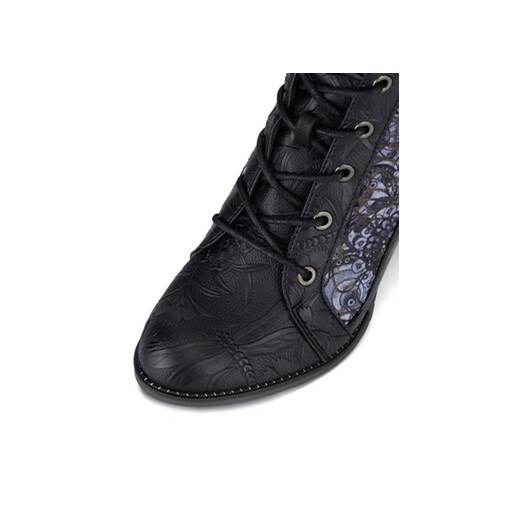 Botki Mustang 1335-506 Czarny Mustang 41 eobuwie.pl