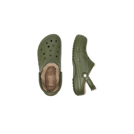 Klapki Crocs C-BAYA LINED CLOG 205969-3TC Zielony Crocs 42_43 eobuwie.pl