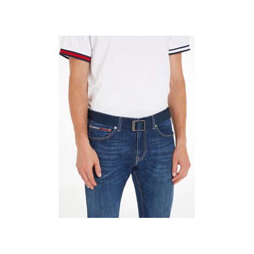 Pasek Męski Tommy Jeans Tjm Webbing 3.5 AM0AM12341 Granatowy Tommy Jeans 85 eobuwie.pl