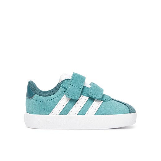 adidas Sneakersy VL Court 3.0 Shoes JP7877 Turkusowy ze sklepu MODIVO w kategorii Buty sportowe dziecięce - zdjęcie 185913010