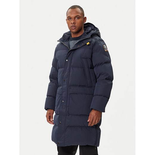 Parajumpers Płaszcz zimowy Long Bear 25WMPMPUHF04 Granatowy Regular Fit ze sklepu MODIVO w kategorii Płaszcze męskie - zdjęcie 185913114