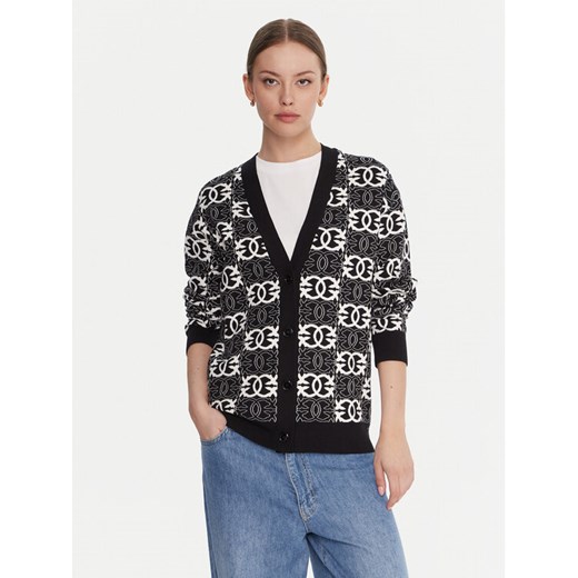 PINKO Kardigan Half Breed 106042 A2YD Czarny Regular Fit ze sklepu MODIVO w kategorii Swetry damskie - zdjęcie 185913160