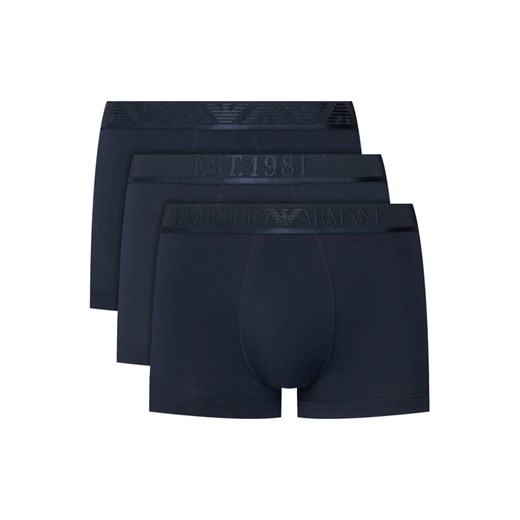 Emporio Armani Underwear Komplet 3 par bokserek EM000259 AF10780 MB254 Granatowy ze sklepu MODIVO w kategorii Majtki męskie - zdjęcie 185913231