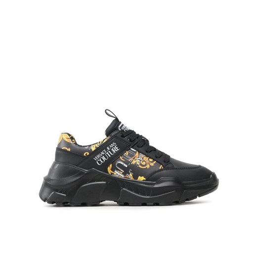 Versace Jeans Couture Sneakersy 74YA3SC2 Czarny ze sklepu MODIVO w kategorii Buty sportowe męskie - zdjęcie 185913241