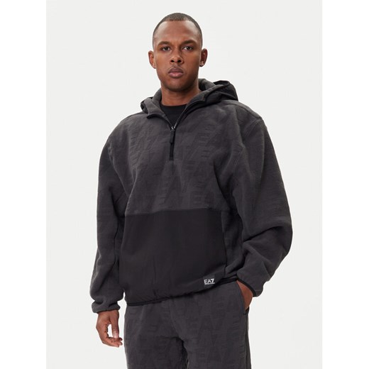 EA7 Emporio Armani Polar 7M000982 AF16804 U8117 Szary Relaxed Fit ze sklepu MODIVO w kategorii Bluzy męskie - zdjęcie 185913381