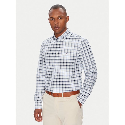 Tommy Hilfiger Koszula Heritage Oxford MW0MW39461 Niebieski Regular Fit ze sklepu MODIVO w kategorii Koszule męskie - zdjęcie 185913393