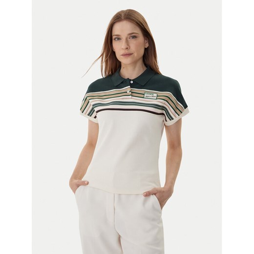 Lacoste Polo PF5291 Écru Slim Fit ze sklepu MODIVO w kategorii Bluzki damskie - zdjęcie 185913410