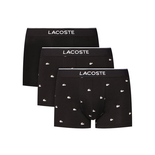 Lacoste Komplet 3 par bokserek 5H1299 Czarny ze sklepu MODIVO w kategorii Majtki męskie - zdjęcie 185913480