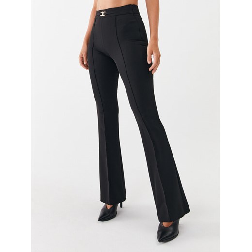 Liu Jo Spodnie materiałowe CF3144 T2527 Czarny Slim Fit ze sklepu MODIVO w kategorii Spodnie damskie - zdjęcie 185913540