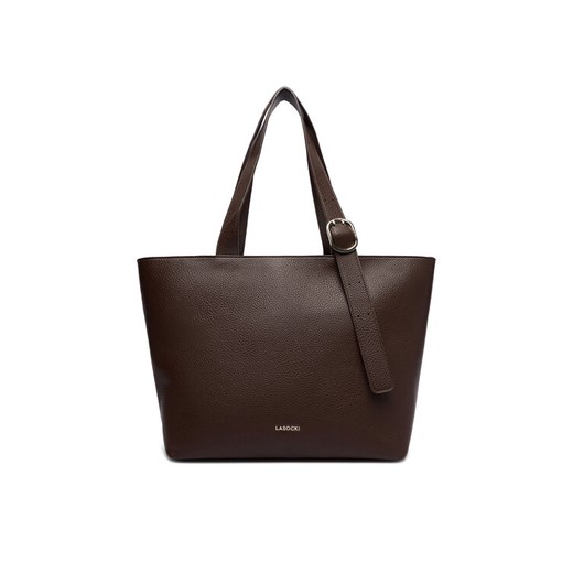 Lasocki Torebka C-LSK-L-012-08 Brązowy ze sklepu MODIVO w kategorii Torby Shopper bag - zdjęcie 185913543