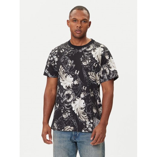 Versace Jeans Couture T-Shirt 79GAH6R0 JS516 Czarny Regular Fit ze sklepu MODIVO w kategorii T-shirty męskie - zdjęcie 185913552