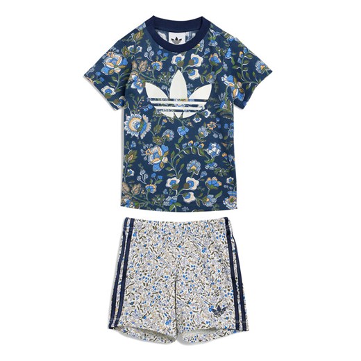 adidas Komplet t-shirt i spodenki Liberty London JY3017 Granatowy Regular Fit - id: 0000305196910 - marki adidas - 185913591 adidas Komplet t-shirt i spodenki Liberty London JY3017 Granatowy Regular Fit ze sklepu MODIVO w kategorii Komplety niemowlęce - zdjęcie 185913591