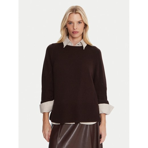 Marella Sweter Alaska 2525366102 Brązowy Regular Fit ze sklepu MODIVO w kategorii Swetry damskie - zdjęcie 185913611
