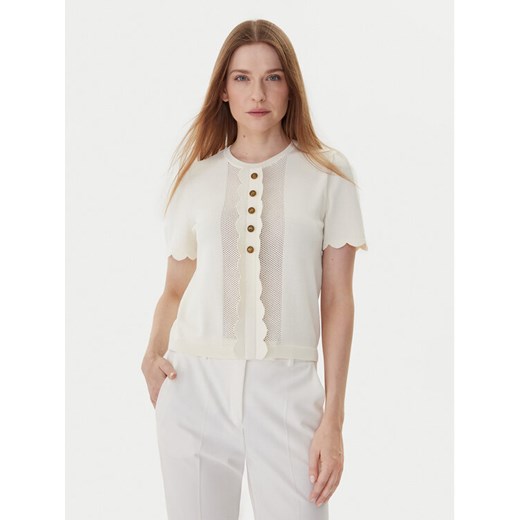 TWINSET Bluzka 252TP3203 Beżowy Regular Fit ze sklepu MODIVO w kategorii Bluzki damskie - zdjęcie 185913620