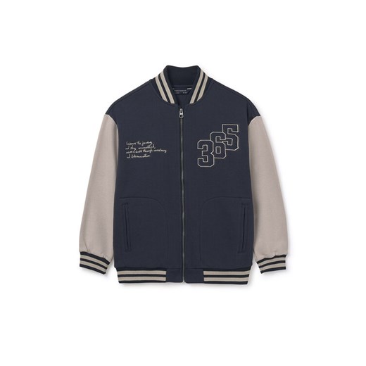 Mayoral Kurtka bomber 7417 Granatowy Regular Fit ze sklepu MODIVO w kategorii Kurtki chłopięce - zdjęcie 185913652