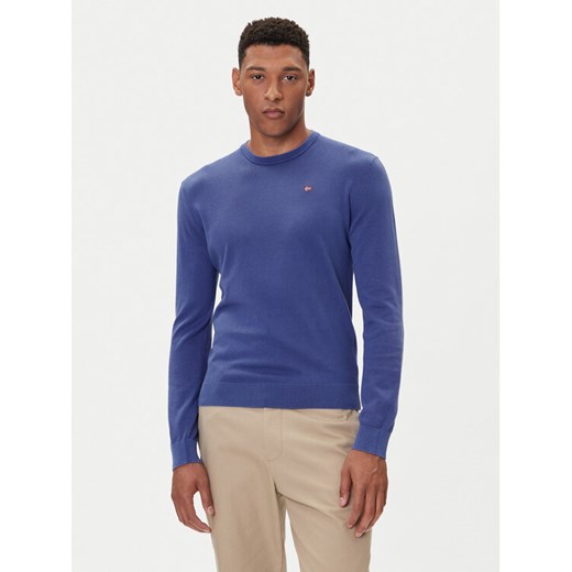 Napapijri Sweter Droz NP0A4I2G Niebieski Regular Fit ze sklepu MODIVO w kategorii Swetry męskie - zdjęcie 185913661