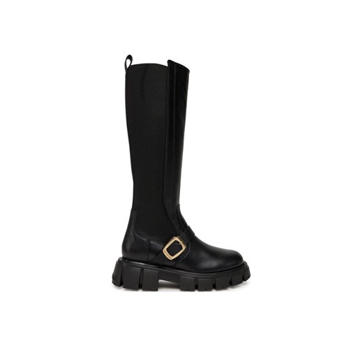 LOVE MOSCHINO Kozaki JA26015G1NIA000041 Czarny ze sklepu MODIVO w kategorii Kozaki damskie - zdjęcie 185913690
