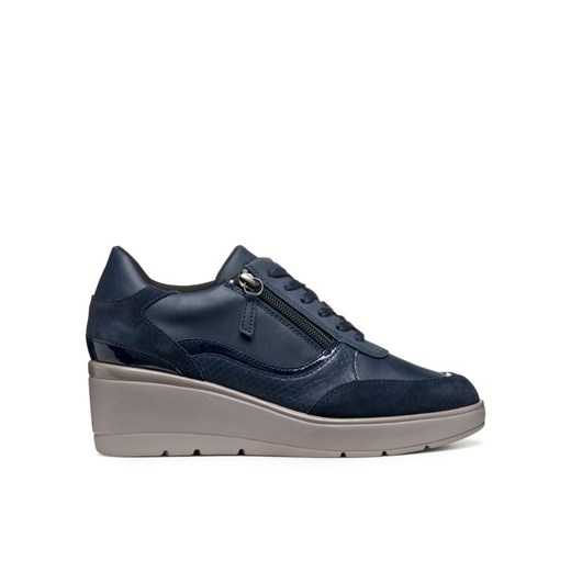 Geox Sneakersy D Ilde D46RAA 05422 C4002 Granatowy ze sklepu MODIVO w kategorii Buty sportowe damskie - zdjęcie 185913694